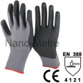 NMSAFETY Polyurethan beschichtete Spandex Nitril beschichtete Handschuh Arbeitshandschuhe Nitril Spandex